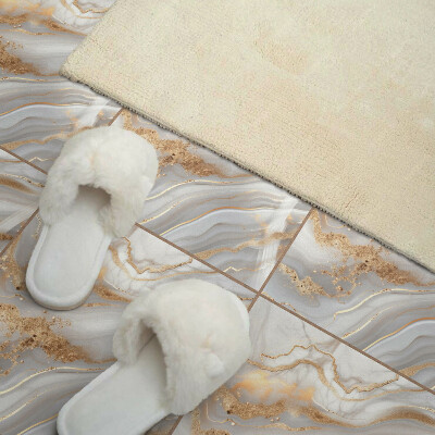 Vinyl tiles Abstract style waves with details