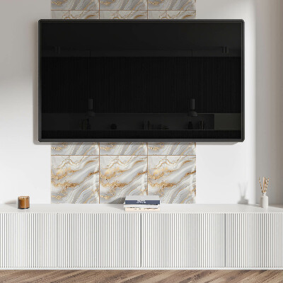 Vinyl tiles Abstract style waves with details
