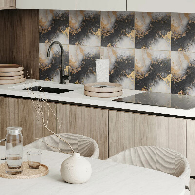 Self adhesive vinyl floor tiles A pattern with colorful spots in an abstract style