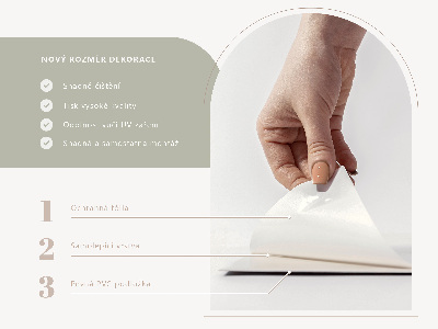 Vinyl tiles Marble styling with natural veins