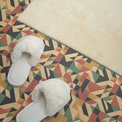 Self adhesive vinyl floor tiles Geometric pattern in an abstract approach