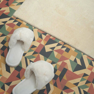 Self adhesive vinyl floor tiles Geometric pattern in an abstract approach