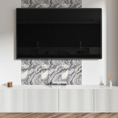 Pvc wall panels Abstract wavy patterns