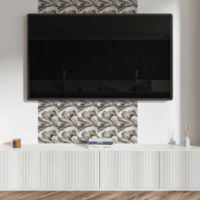Vinyl tiles Wavy patterns in a modern style