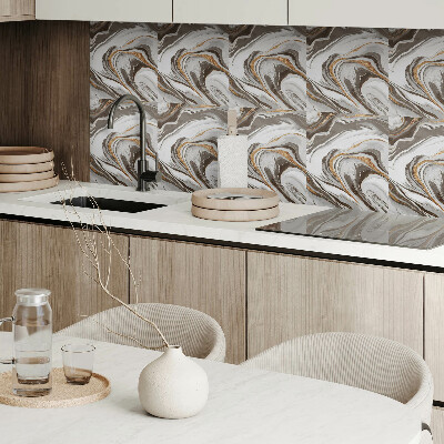 Vinyl tiles Wavy patterns in a modern style
