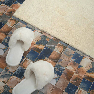 Pvc wall panels Mosaic patterns with stone accents