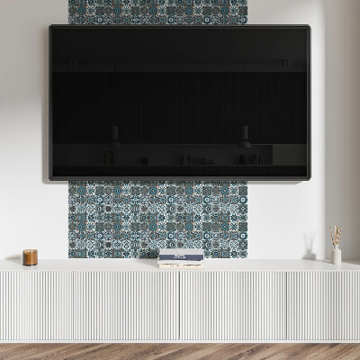 Pvc wall panels Grid mosaics in the style