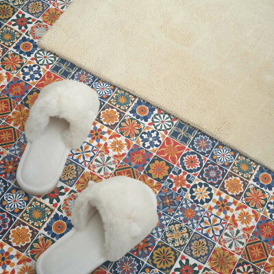 Self adhesive vinyl floor tiles Fascinating mosaic patterns