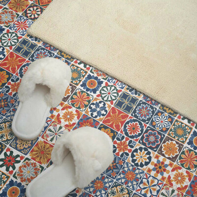 Self adhesive vinyl floor tiles Fascinating mosaic patterns