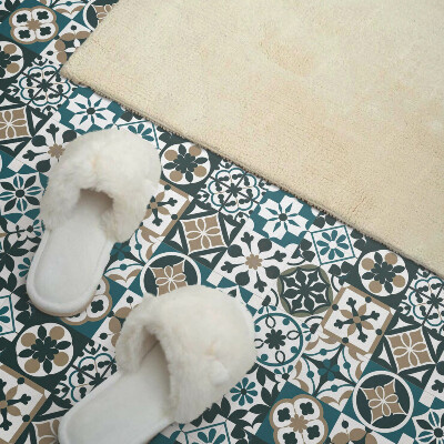 Pvc wall panels Geometric tiles in artistic order