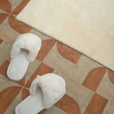 Vinyl tiles Curves and geometric figures
