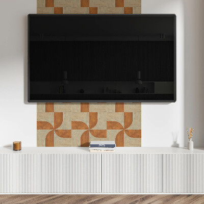 Vinyl tiles Curves and geometric figures