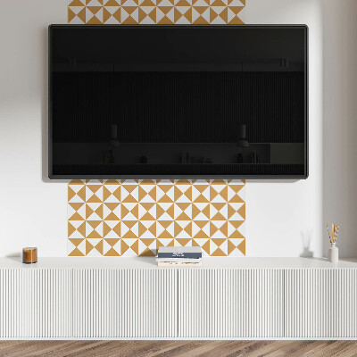 Vinyl tiles Triangular geometry motif