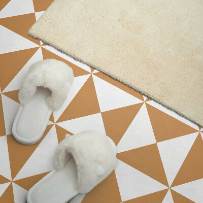 Vinyl tiles Triangular geometry motif