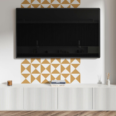 Vinyl tiles Triangular geometry motif