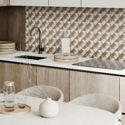 Self adhesive vinyl floor tiles Triangular pattern in a minimalist version