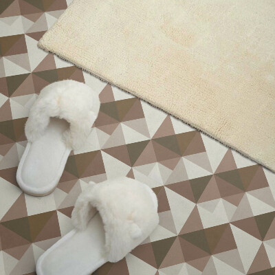 Self adhesive vinyl floor tiles Triangular pattern in a minimalist version