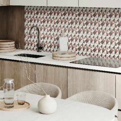 Pvc wall panels Triangular motif in a modern design