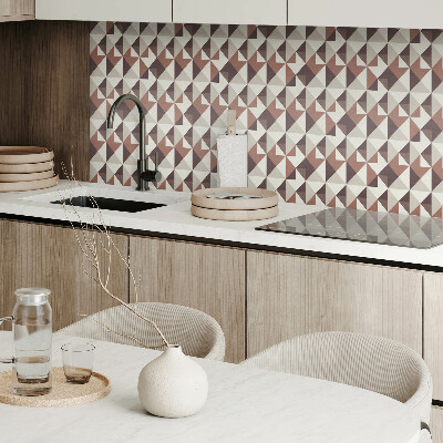Pvc wall panels Triangular motif in a modern design