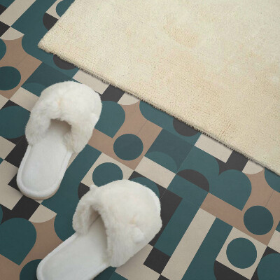 Vinyl tiles Abstract forms with unique shapes