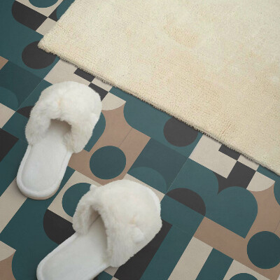 Vinyl tiles Abstract forms with unique shapes