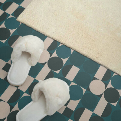 Self adhesive vinyl floor tiles Geometric patterns with a variety of shapes