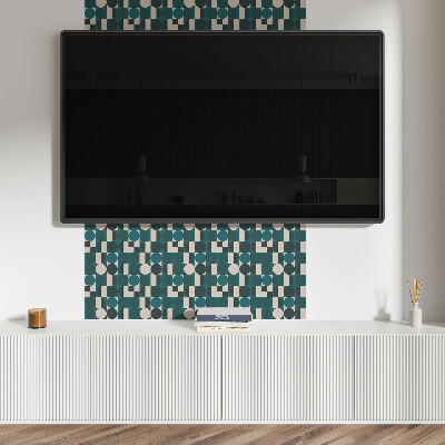 Self adhesive vinyl floor tiles Geometric patterns with a variety of shapes
