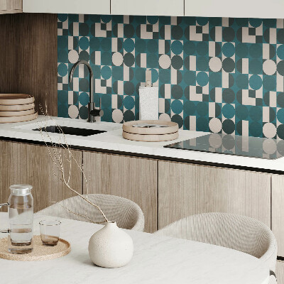 Self adhesive vinyl floor tiles Geometric patterns with a variety of shapes