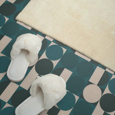 Self adhesive vinyl floor tiles Geometric patterns with a variety of shapes