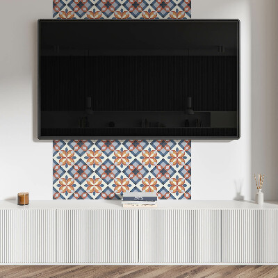 Pvc wall panels Abstract geometric floral pattern