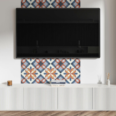 Pvc wall panels Abstract geometric floral pattern