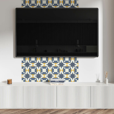 Pvc wall panels Stylish geometric star motif