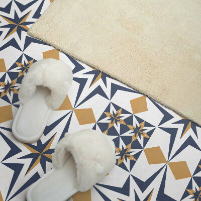 Vinyl tiles Quantum stars in geometric forms