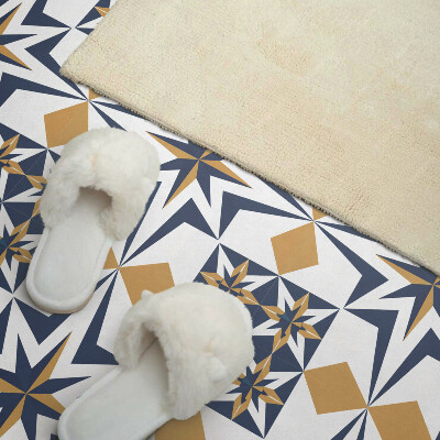 Vinyl tiles Quantum stars in geometric forms