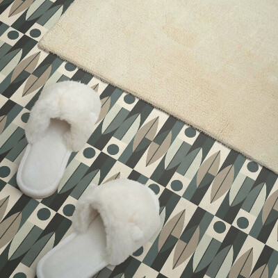 Self adhesive vinyl floor tiles Geometry in an abstract style
