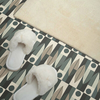 Self adhesive vinyl floor tiles Geometry in an abstract style