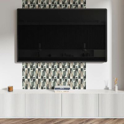Self adhesive vinyl floor tiles Geometry in an abstract style