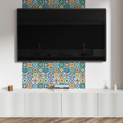 Pvc wall panels Geometry and floristry in harmony