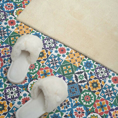 Vinyl tiles Checkered mosaic patterns