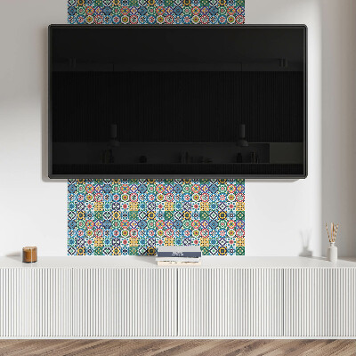 Vinyl tiles Checkered mosaic patterns