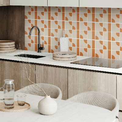 Self adhesive vinyl floor tiles Geometric motifs in an abstract style