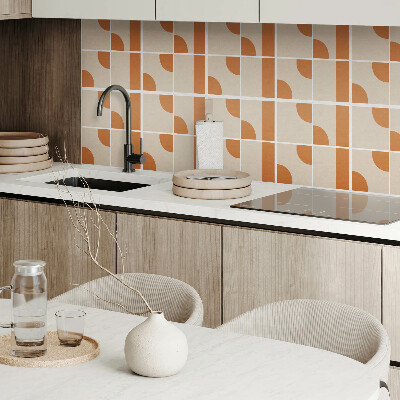 Self adhesive vinyl floor tiles Geometric motifs in an abstract style