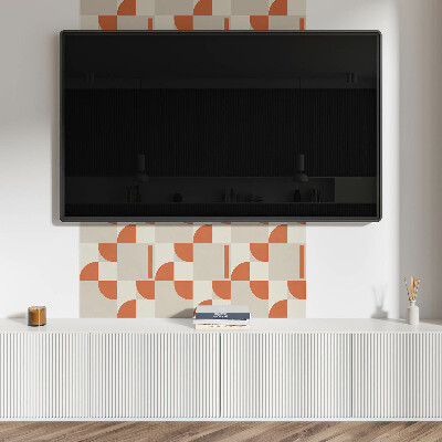 Pvc wall panels Creative composition of shapes