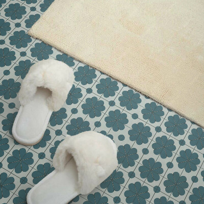 Vinyl tiles Plant patterns in a harmonious arrangement