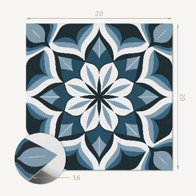 Pvc wall panels Symmetrical floral pattern