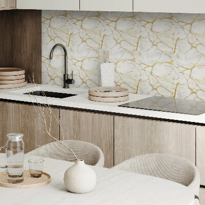 Vinyl tiles Stylish marble with delicate veins