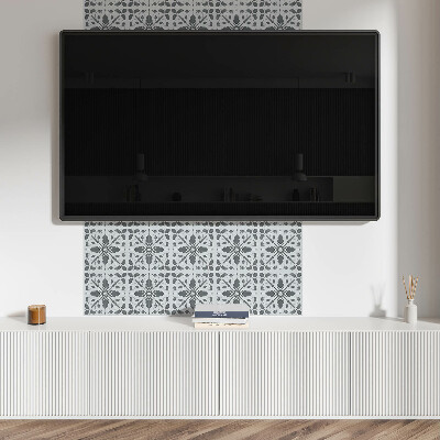 Pvc wall panels Symmetrical plant motif