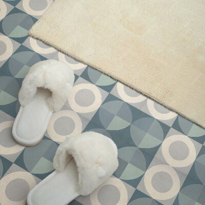 Vinyl tiles Abstract figures and circles