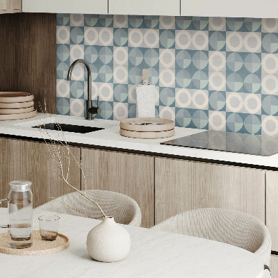 Vinyl tiles Abstract figures and circles