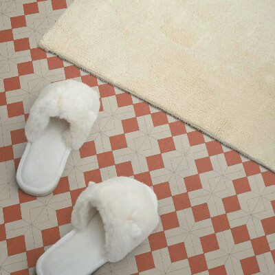 Self adhesive vinyl floor tiles Mesh rhombus motif